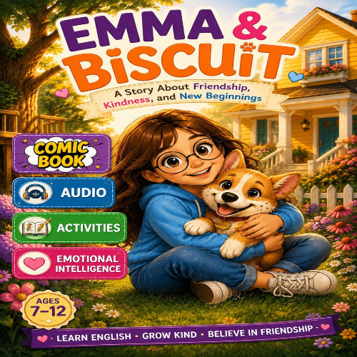 Emma & Biscuit: Friendship & Kindness Audiobook (Ages 7-12)